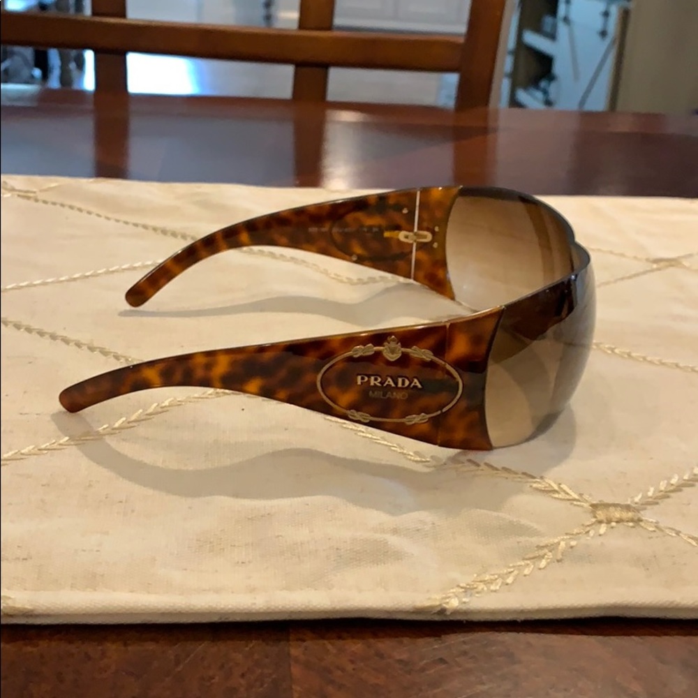 Brown Tortoiseshell Prada Sunglasses